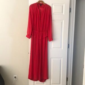 Red BCBG jumpsuit